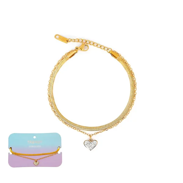 Pulsera Acero Trendy 16702