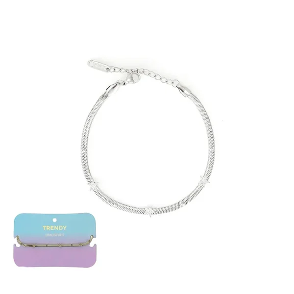 Pulsera Acero Trendy 16709