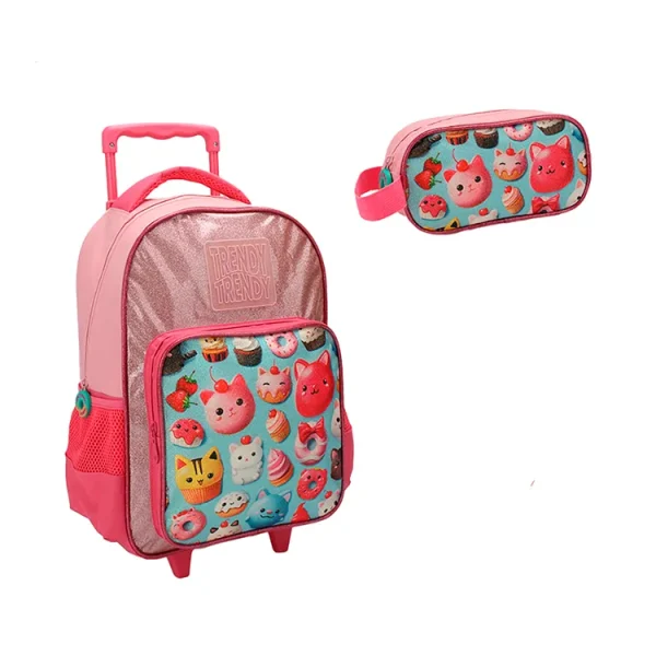 Set Mochila Carro y Cartu Trendy 28088