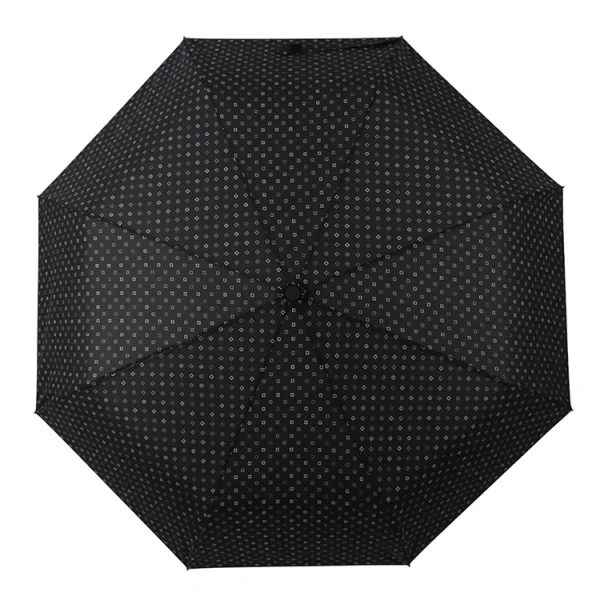 (LIQUIDACION) Paraguas Autom Wellington Polo 6302 Negro(puntos)