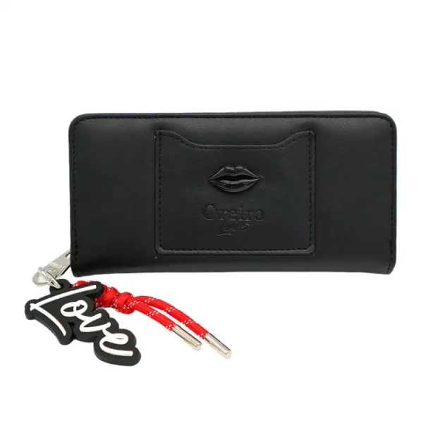 (LIQUIDACION) Billetera Oreiro Love 28302 Negro