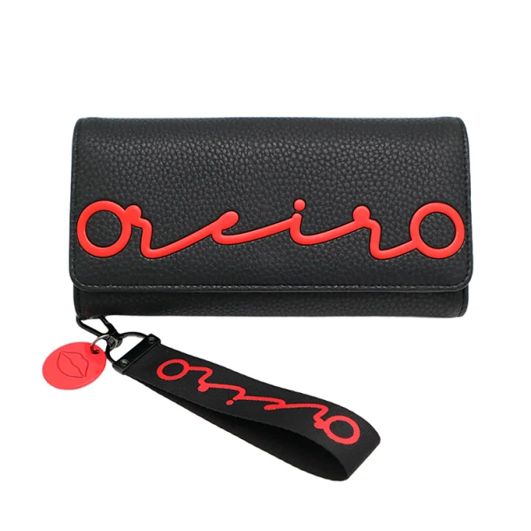 (LIQUIDACION) Billetera Las Oreiro Love 28316 Negro