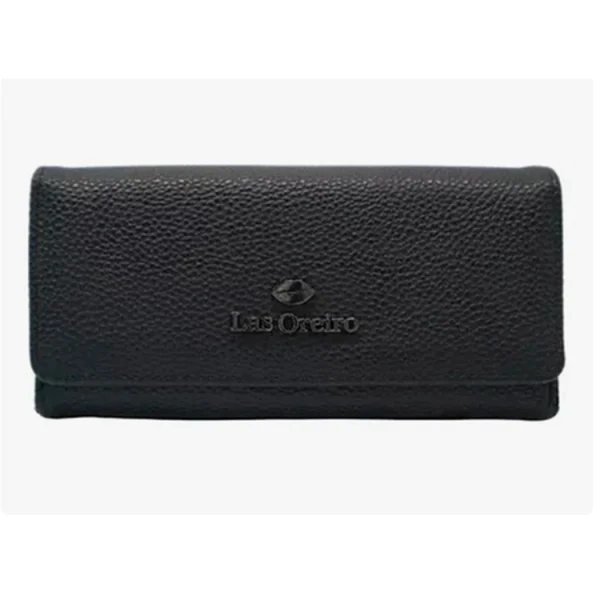 (LIQUIDACION) Billetera Las Oreiro 21532 Negro