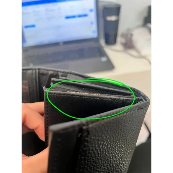 (LIQUIDACION) Billetera Las Oreiro 21532 Negro - Imagen 2