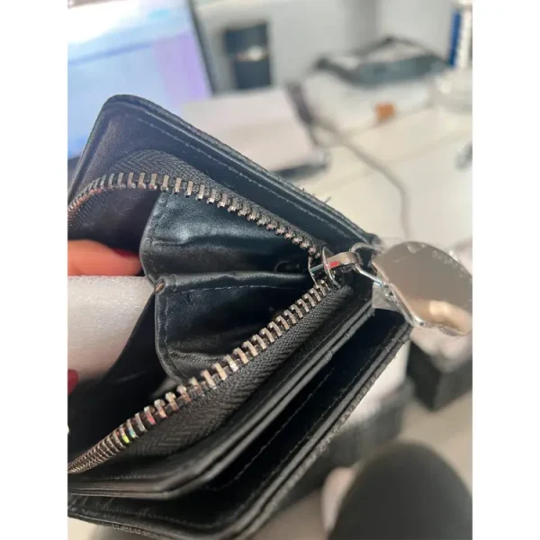 (LIQUIDACION) Billetera Las Oreiro 21533 Negro - Imagen 2