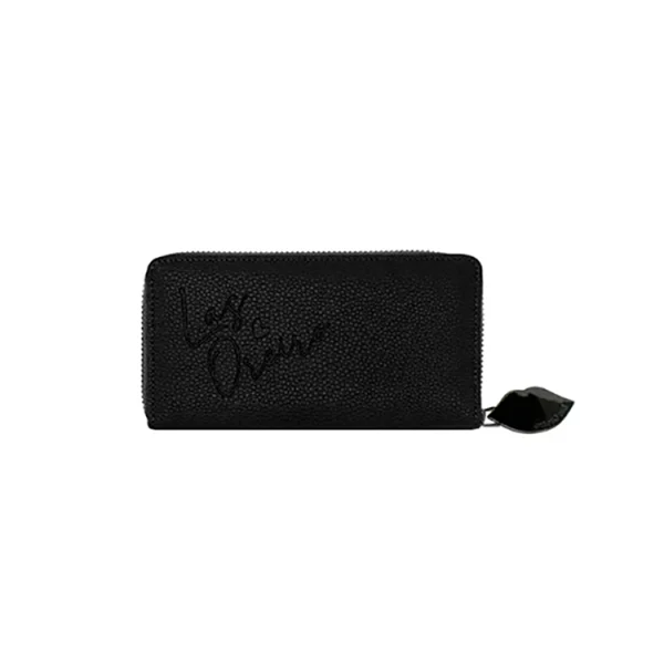 (LIQUIDACION) Billetera Las Oreiro 21535 Negro.