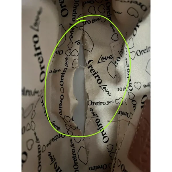 (LIQUIDACION) Cartera Oreiro Love 28287 Kaky - Imagen 3