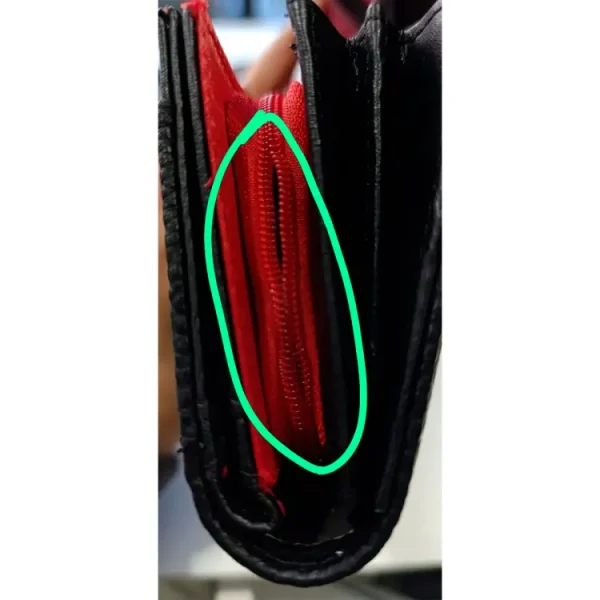 (LIQUIDACION) Billetera Las Oreiro Love 28316 Negro - Imagen 2