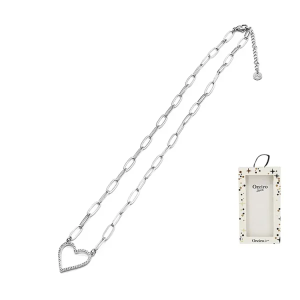 Collar Acero Oreiro Love 30780