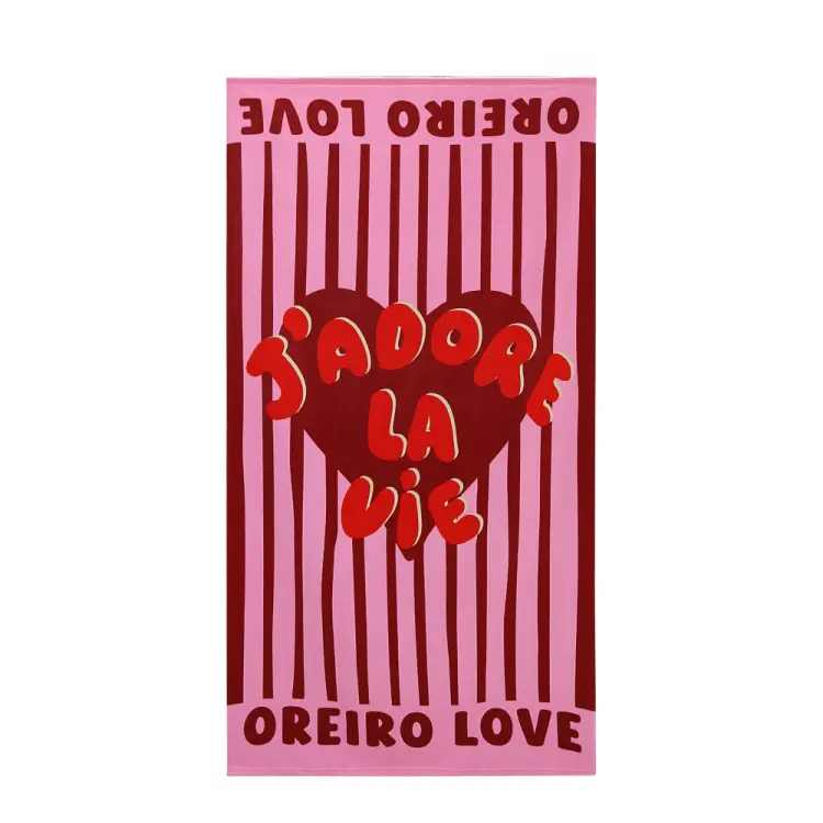 Toallón Oreiro Love 31594 4 Toallón Oreiro Love 31594 - Imagen 2