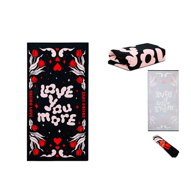 Toallón Oreiro Love 31595 poliéster